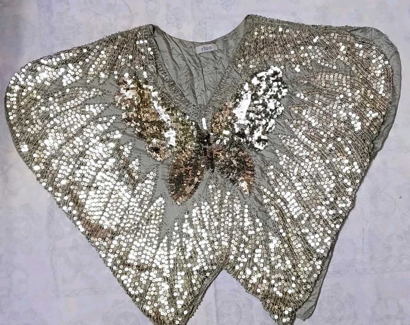 🤍✨Y2K SEQUINS EMBELLISHED TOP FOR WOMEN