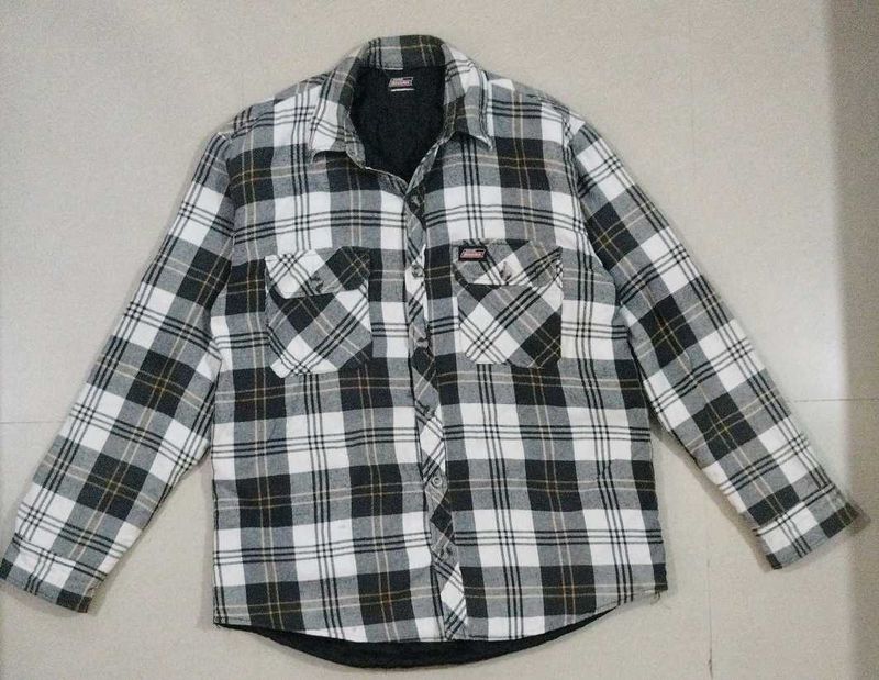 Dickies quilted flannel shirt jacket(Original Vint