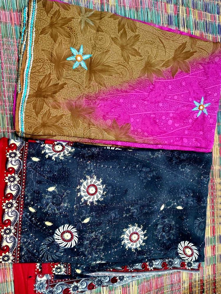 Beautiful Printed Saree 1+1 offer