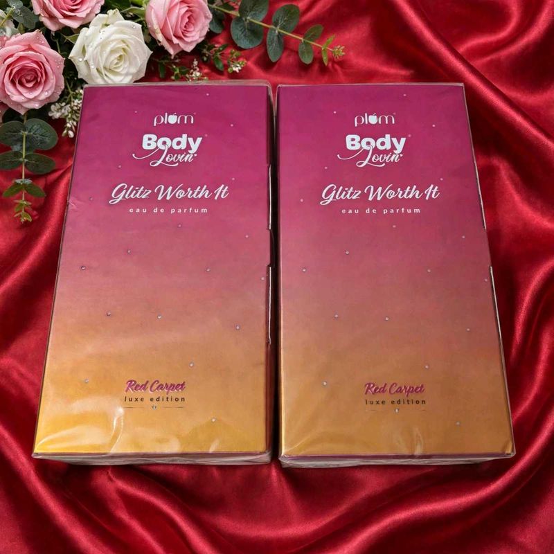 Pack of 2 Plum BodyLovin' Glitz Worth It Eau De Pa