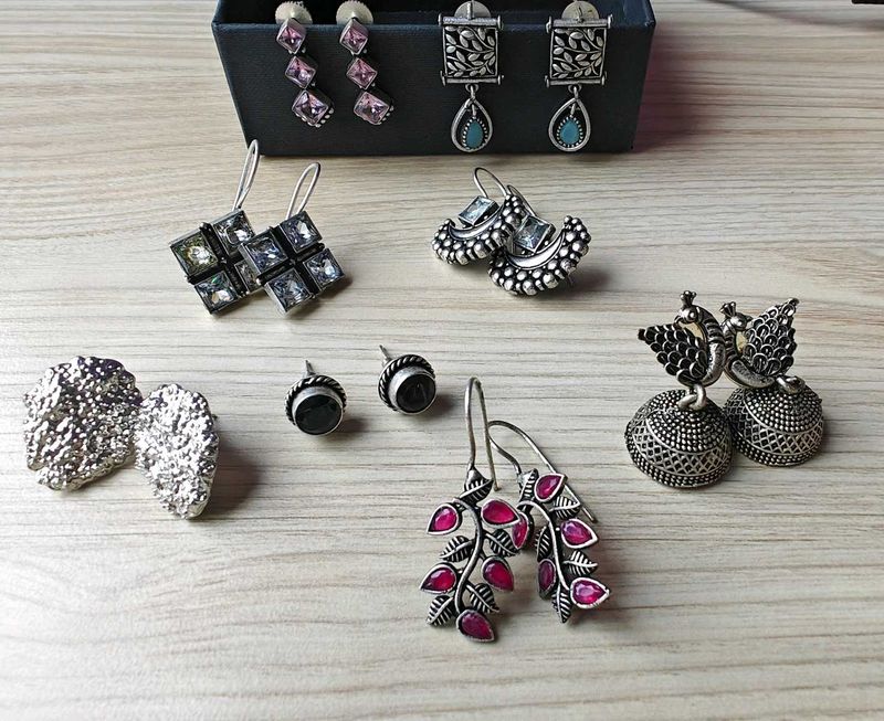Combo of Assorted Oxidized Earrings Collection