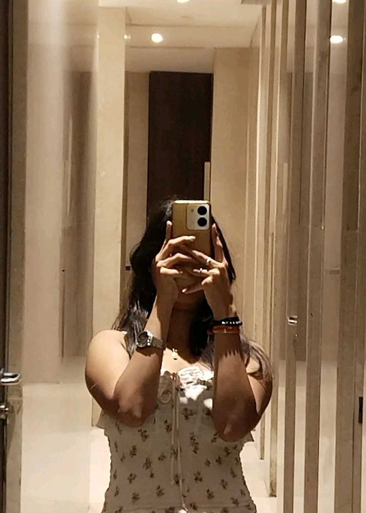Floral Smocked Mini top (28-30 bust)