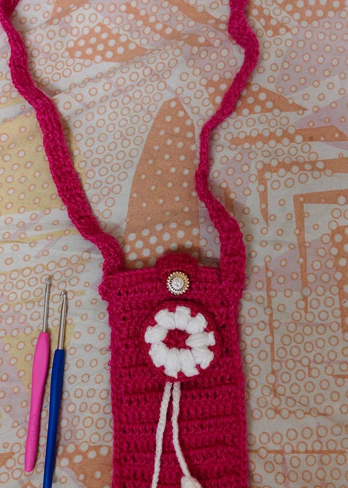 Handmade Crochet Phone Bag