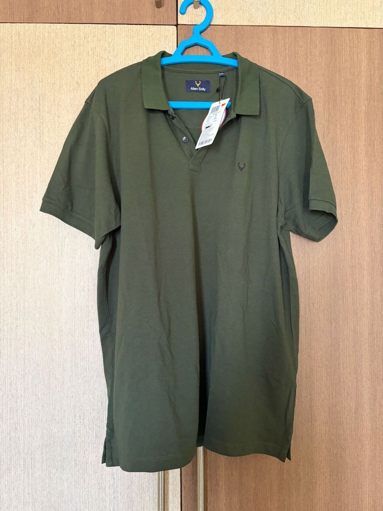 Olive Green Polo T-Shirt