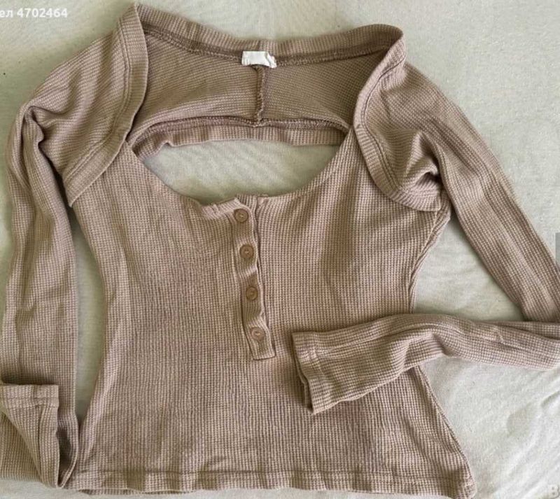 dusty pink backless top