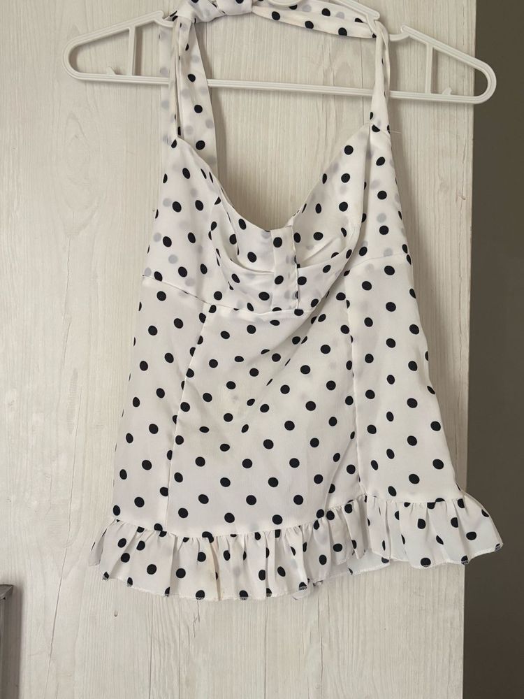 Polka Dot Halter Top