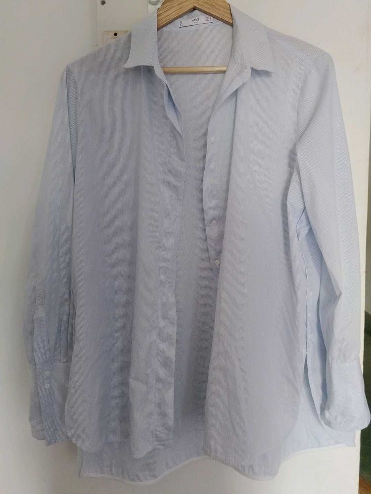 Classic Light Blue Button-Up Shirt