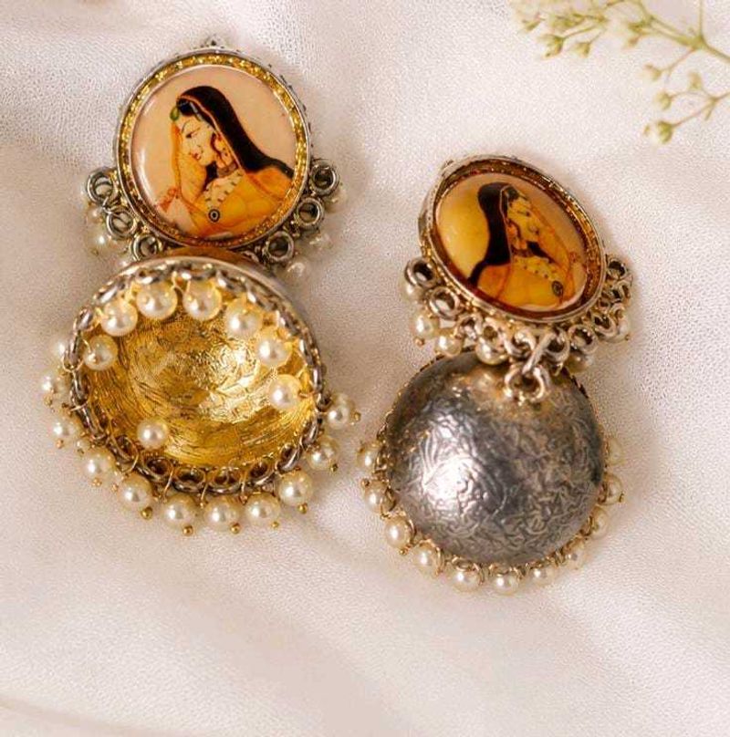 Designer Jhumka Earrings