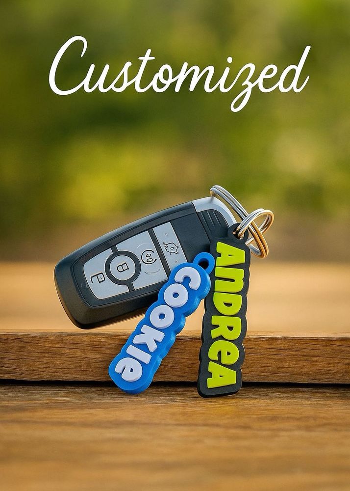 Customized Name Keychain 2names (Quantity)