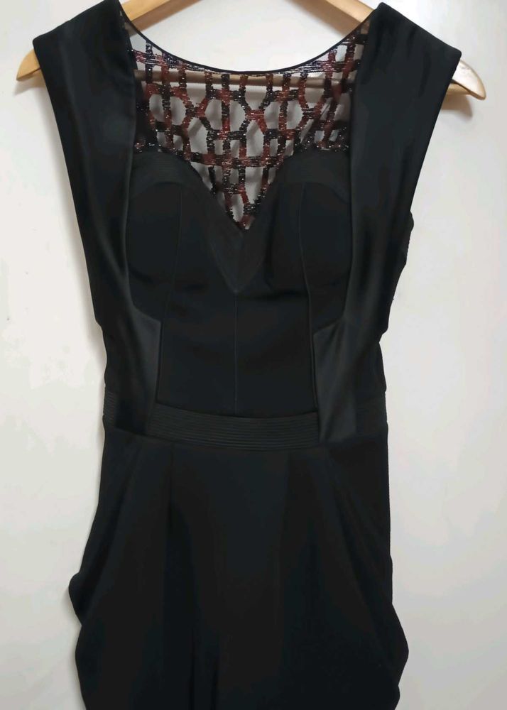 On SALE!! Chic Black Luxury Designer Jumpsuit