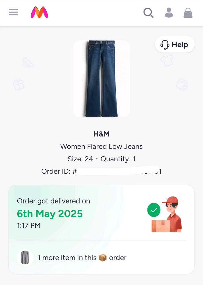H&amp;M Women Flared Low Jeans