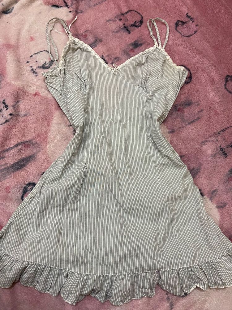 Cute Striped Nightgown