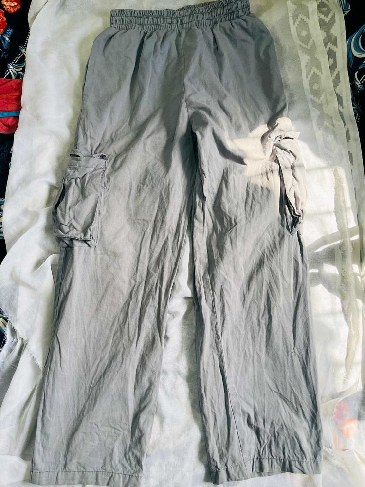 Gray Cargo Pants