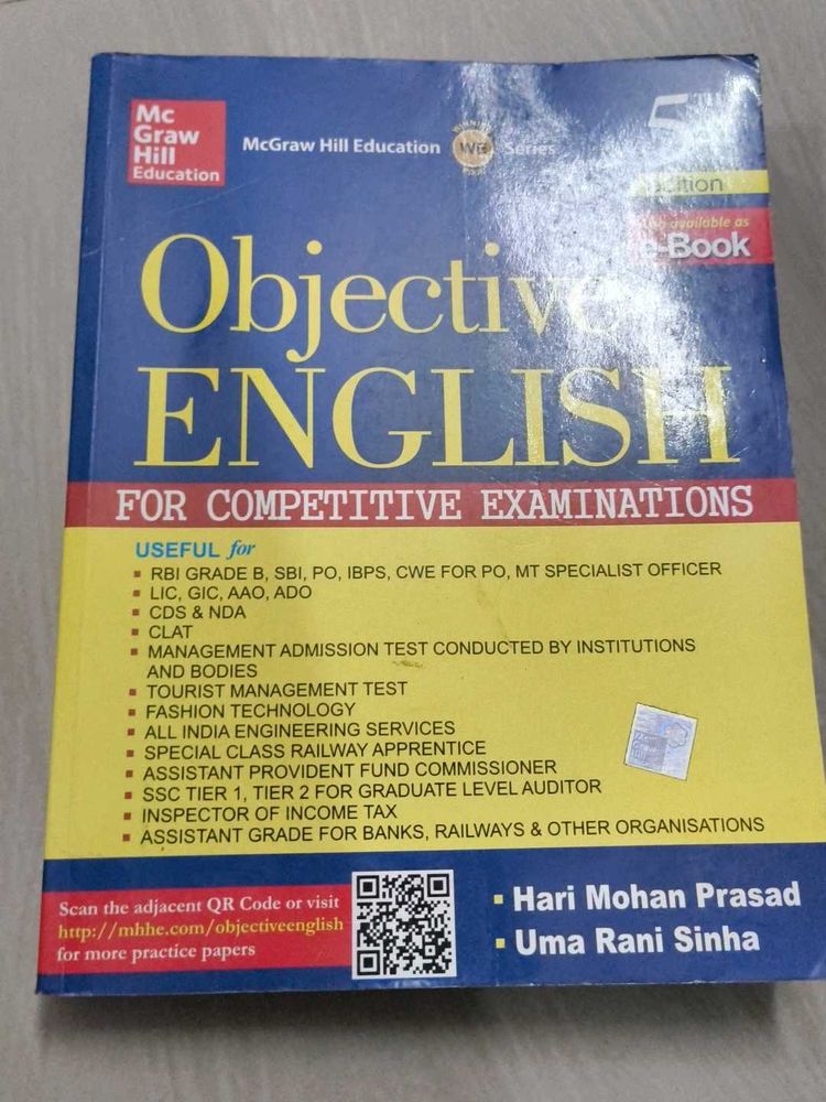 Objective English for Competitive Examinations