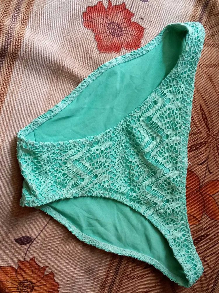 Teal Crochet Bikini Bottom 6 items