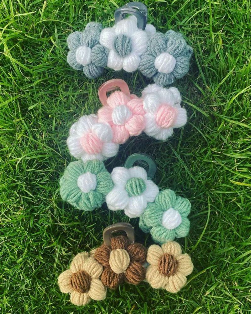 Cute Flower Claw Clip