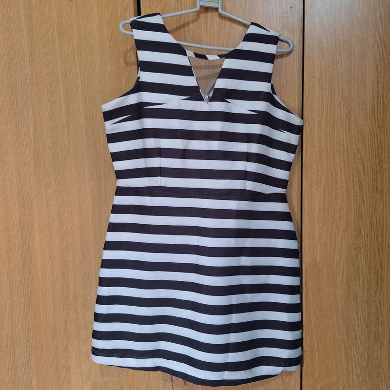 ELLE Striped Mini Dress