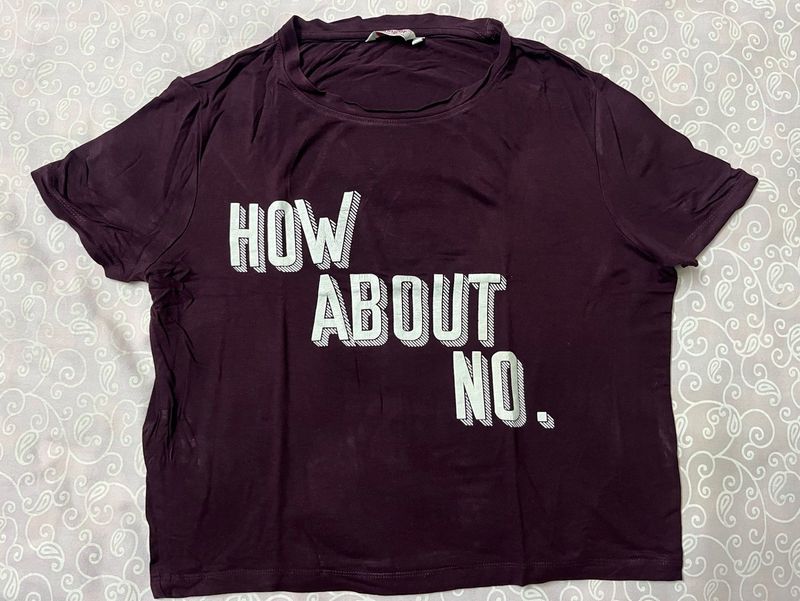 Women's "How About No." Graphic Tee