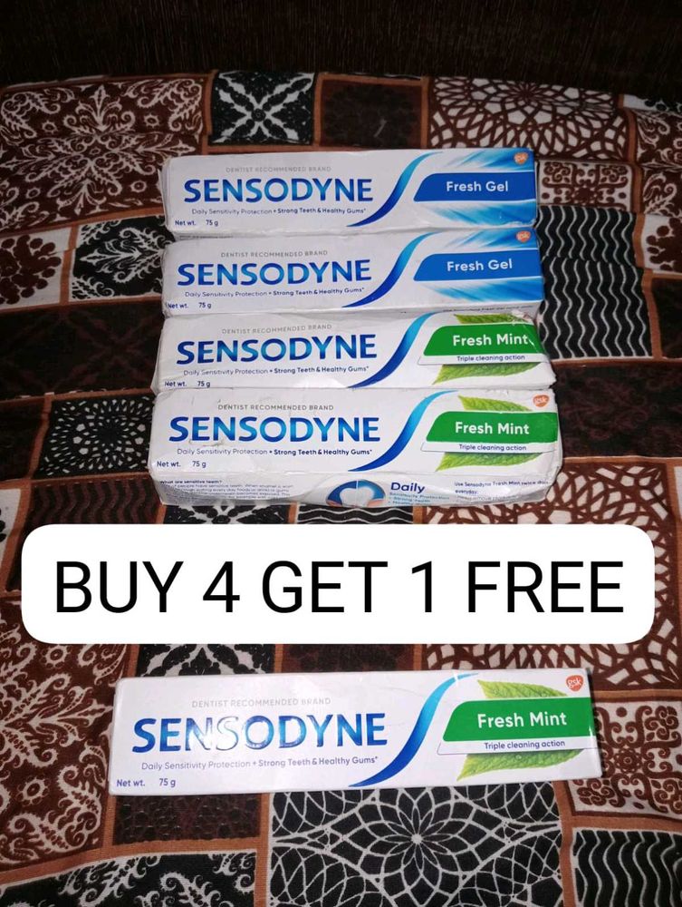 (BUY 4 GET 1 FREE) SENSODYNE TOOTHPASTE