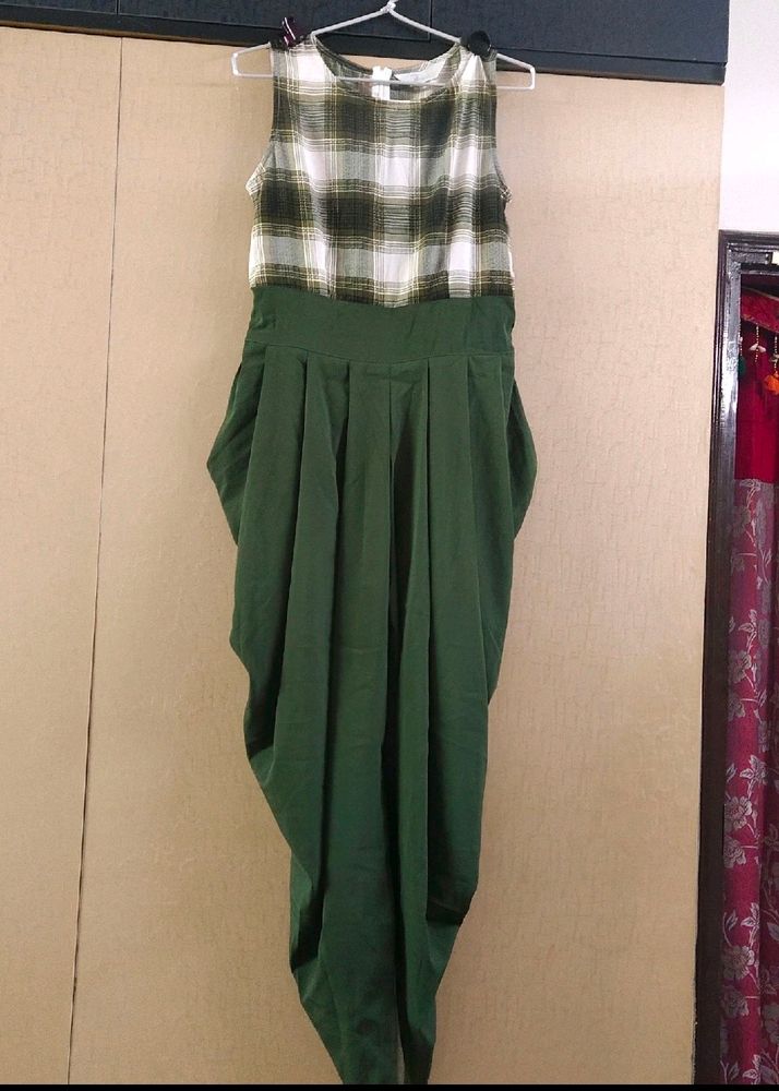 Women Green Jumpsuit (New)