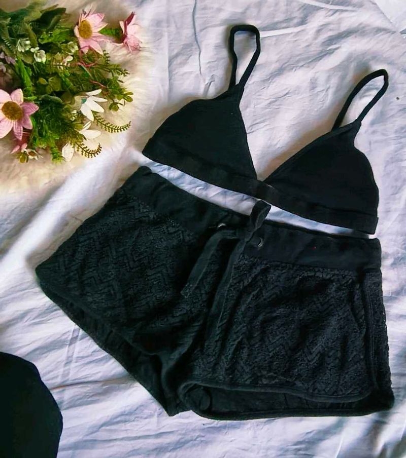 Cozy Black bikni set