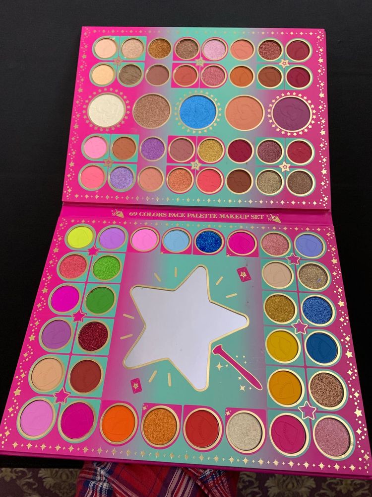 69 Colors Face Palette Makeup Set Combo Of Two