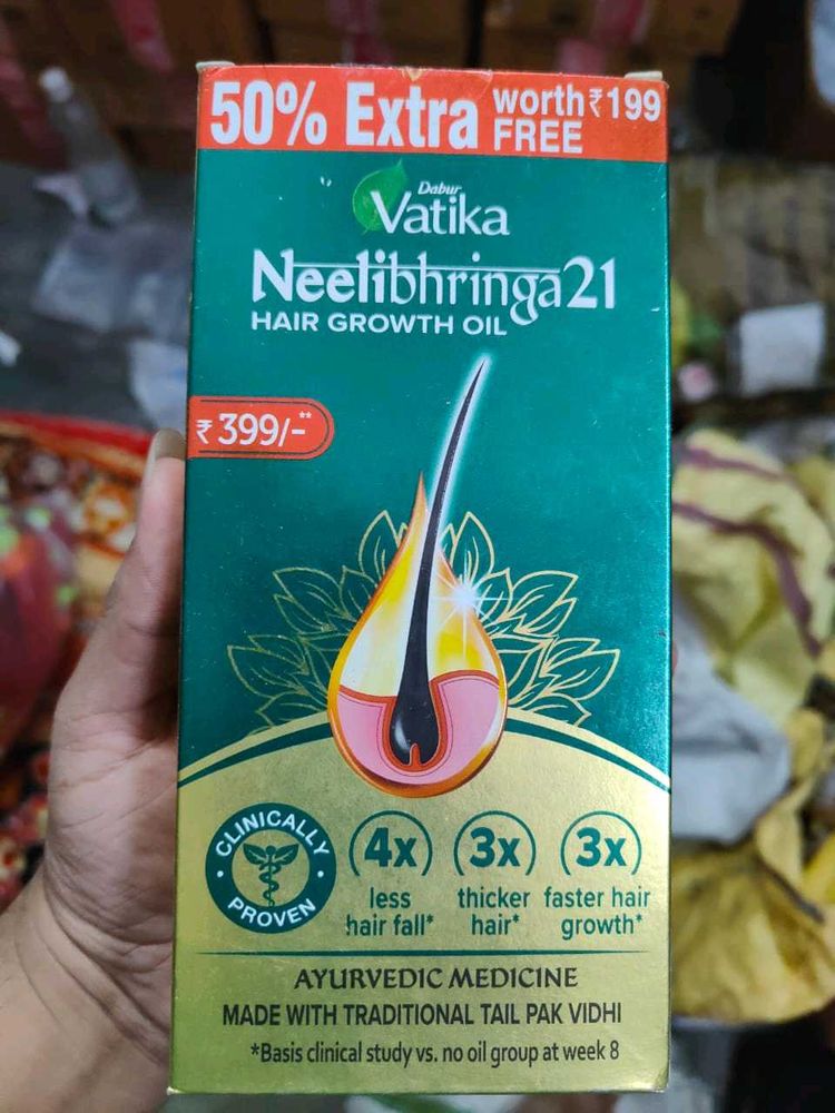 Vatika Neelibhringa Hair Oil | No Coins 🚫
