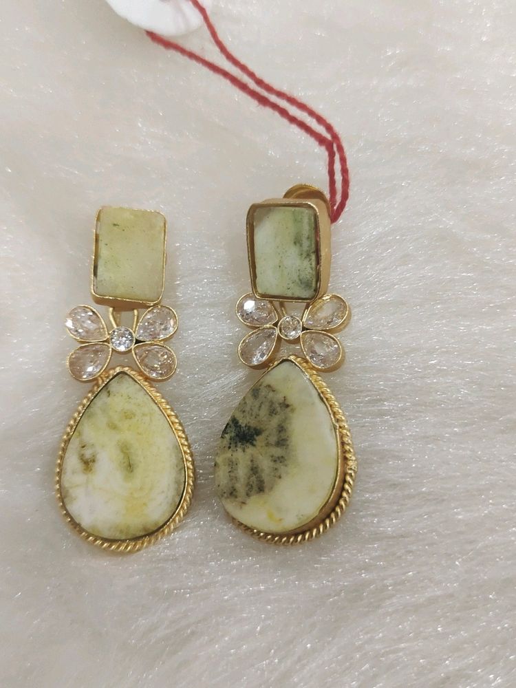 Real Stone Earings