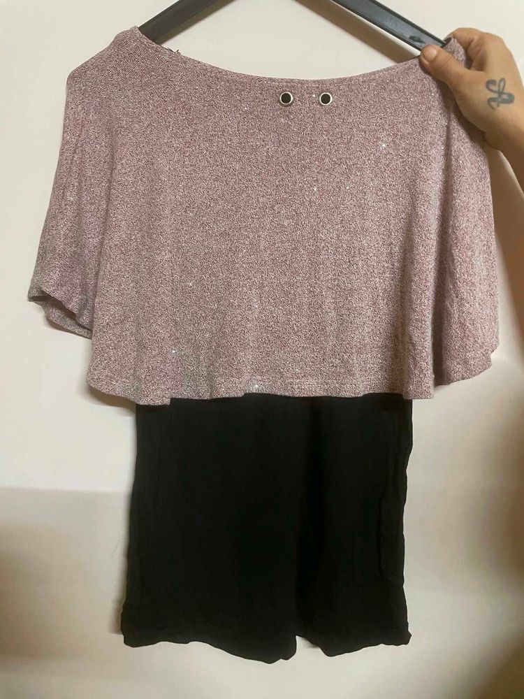 Sparkly Pink Layered Dress