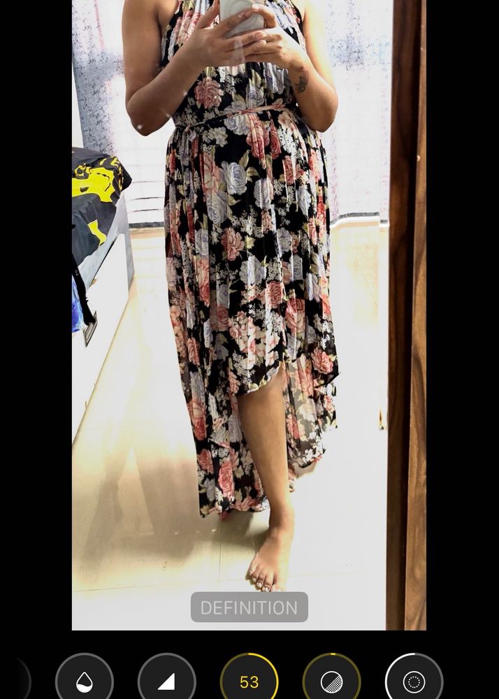 beautiful floral print dress