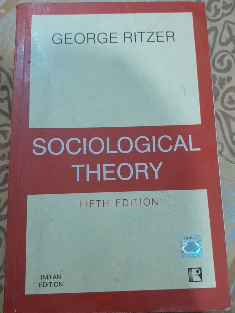 Sociological Theory by George Ritzer