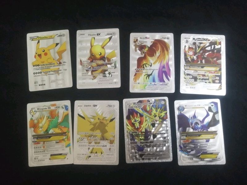 Pokemon Silver Edition Cards Set Of 8