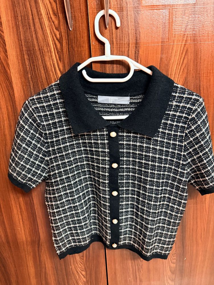 Korean Cropped Cardigan