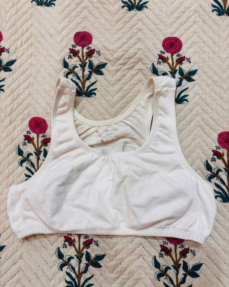 Jockey White Sports Bra