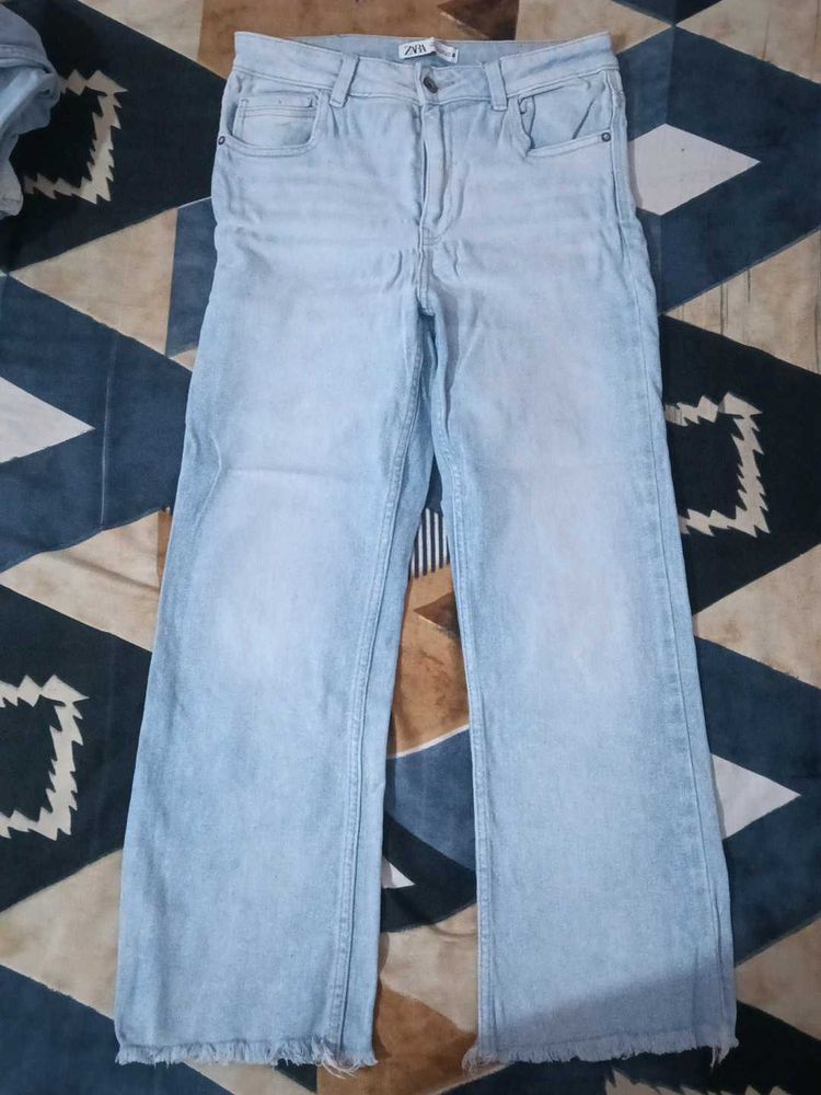 Light Wash Bootcut Jeans