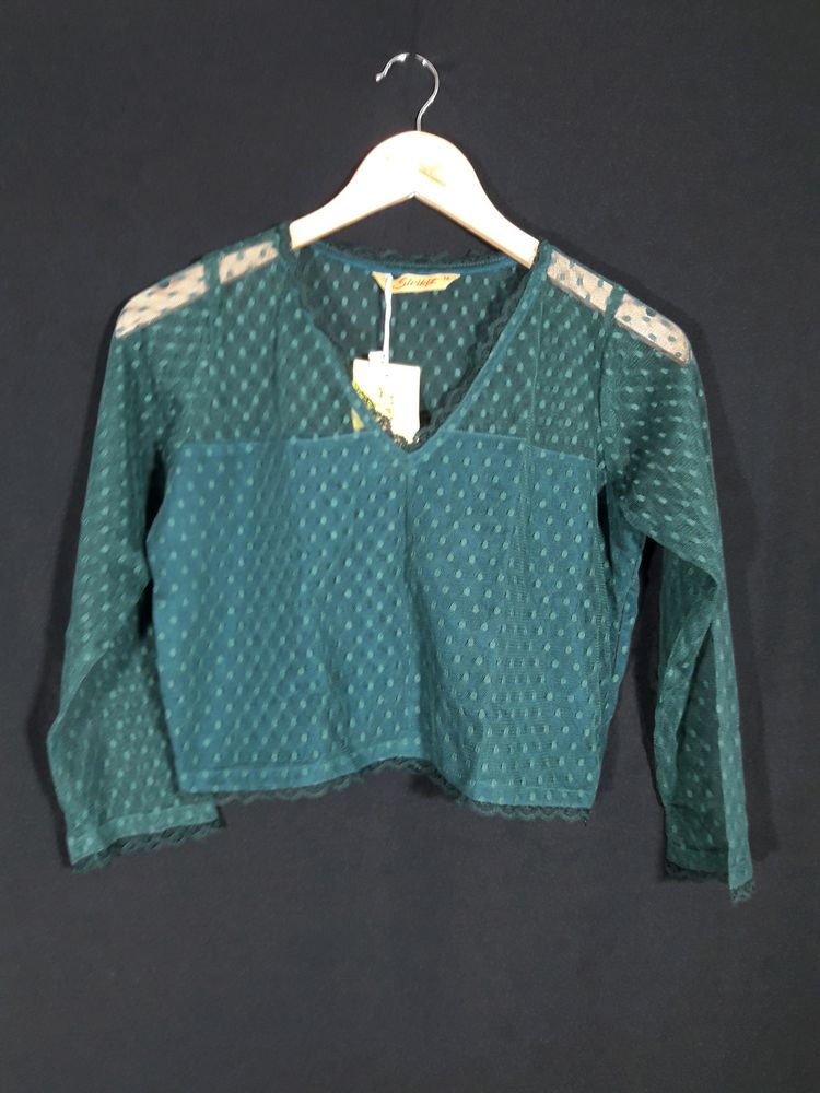 Dark Green Color Top ( Women's )