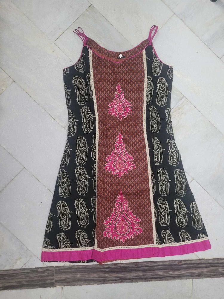 Boho Paisley Print Kurta