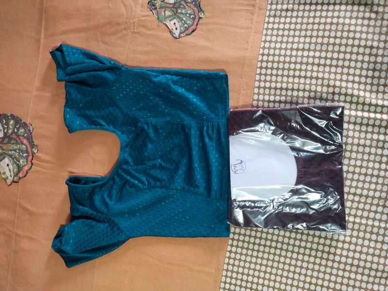 combo of 5 Teal Textured Blouse