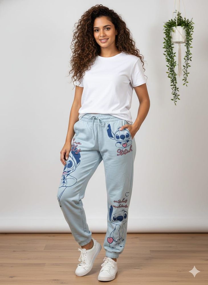 Disney's Stitch Graphic Print Joggers