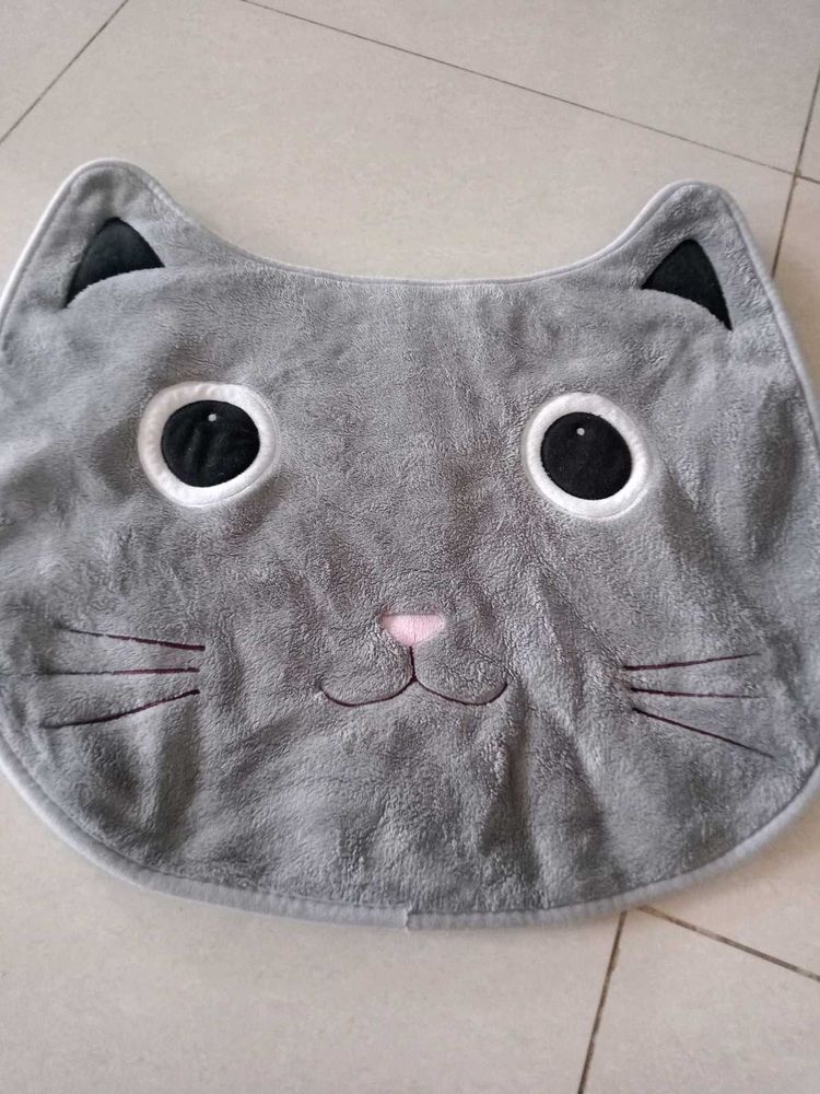 Cute Cat Plush Mat