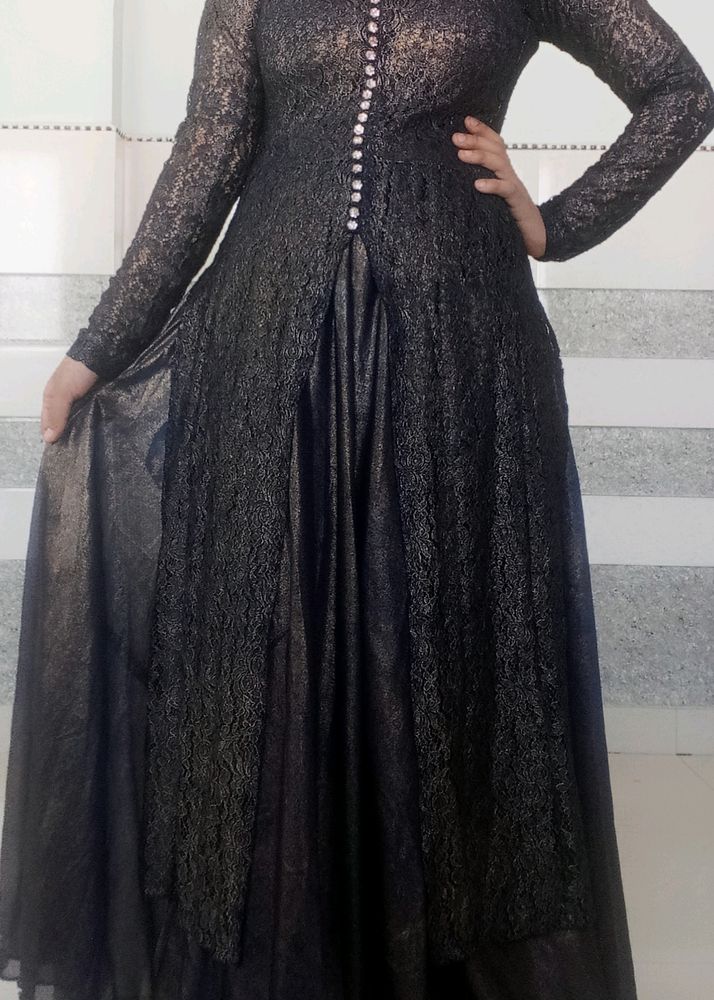 Beautiful Gown With Shrug