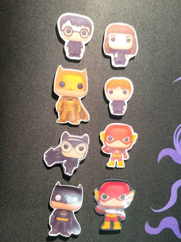 Kinderjoy Funko Miniatures  Stickers Combo