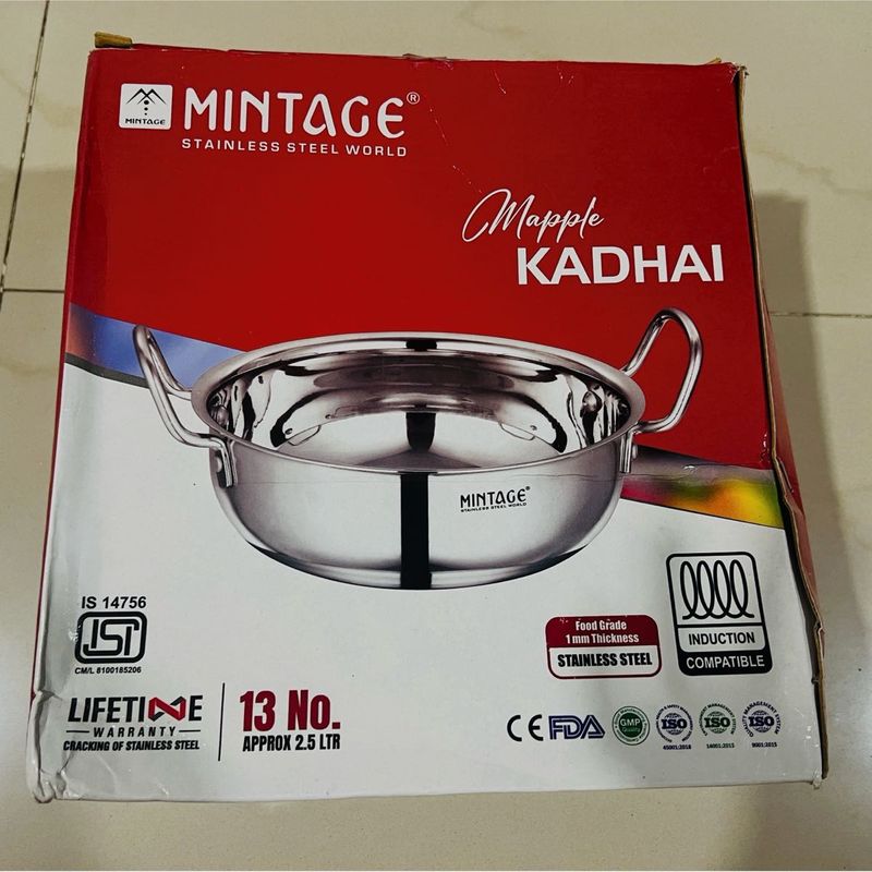 Mintage Steel Kadhai