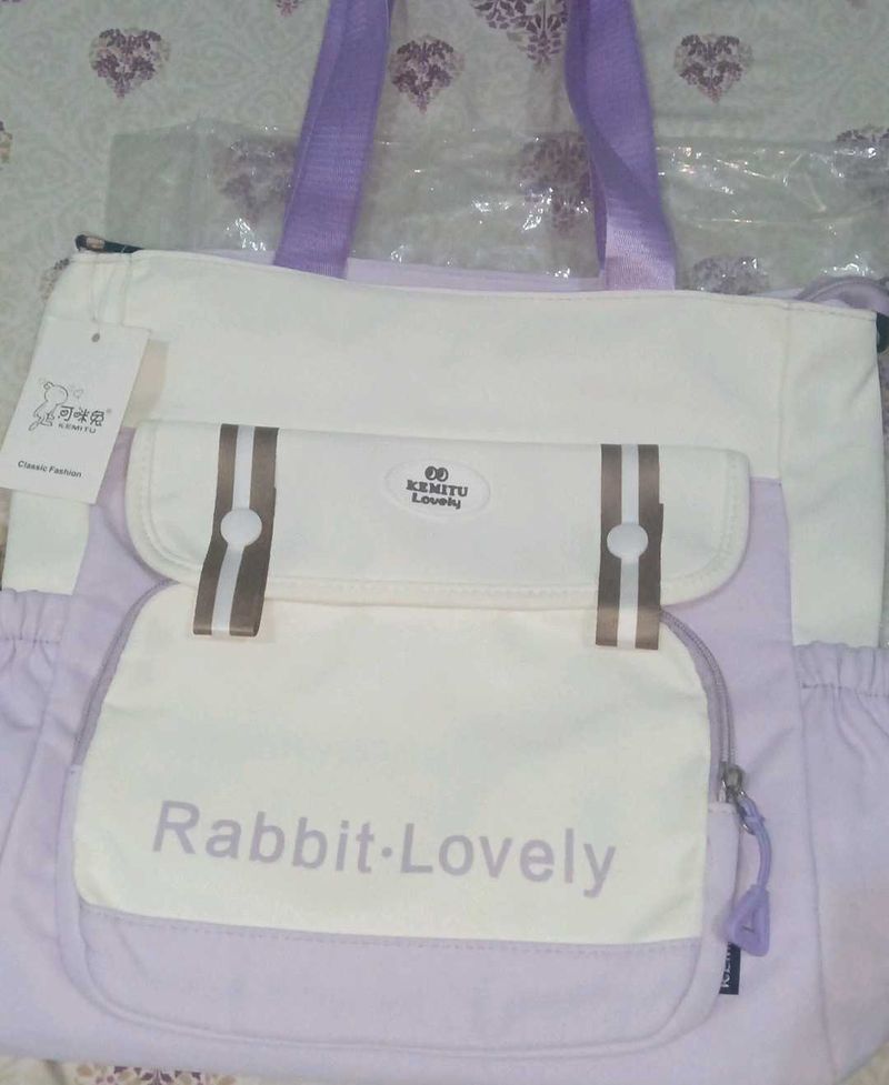 Pastel 'Rabbit Lovely' Tote Bag