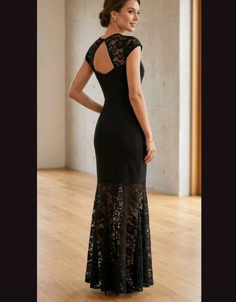 AND Lace Detail Maxi Dress