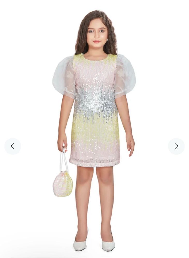Sparkly Party Dress with Pouch
