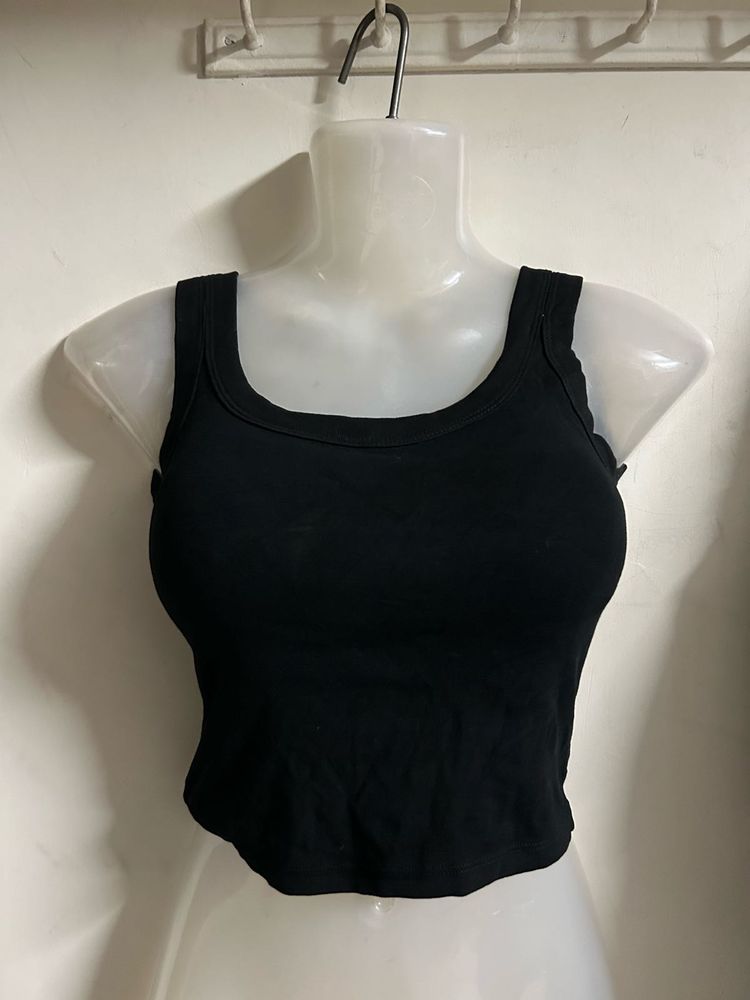 Black Basic Tank Top