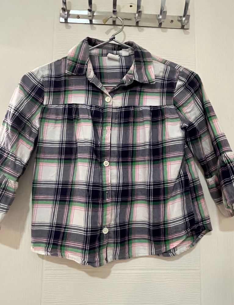 Gap -Smart Checker Pattern Shirt For Kid