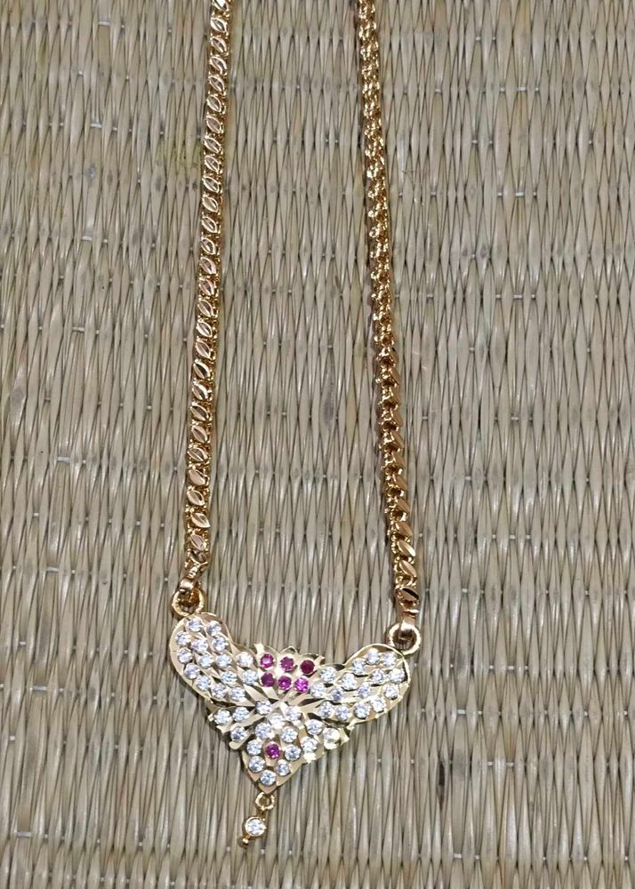 Gold Plated Pendant Necklace Imitation Jewellery