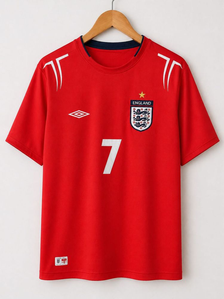 Umbro Retro England #7 Beckham Jersey [UNUSED]